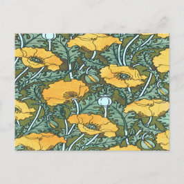 Cartão Postal Yellow Poppy
