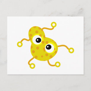 Cartão Postal Yellow Spotty Germ