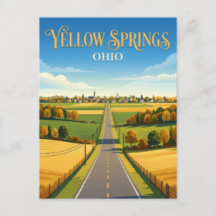 Cartão Postal Yellow Springs EUA