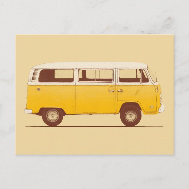 Cartão Postal Yellow Van | Florent Bodart (Frente)