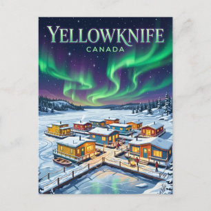 Cartão Postal Yellowknife Canadá
