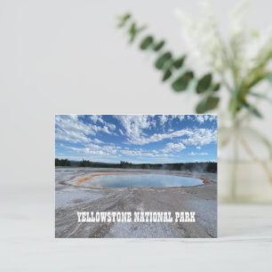 Cartão Postal Yellowstone Grand Prismatic Primavera