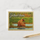 Cartão Postal Yellowstone National Park Bears Vintage (Frente/Verso In Situ)