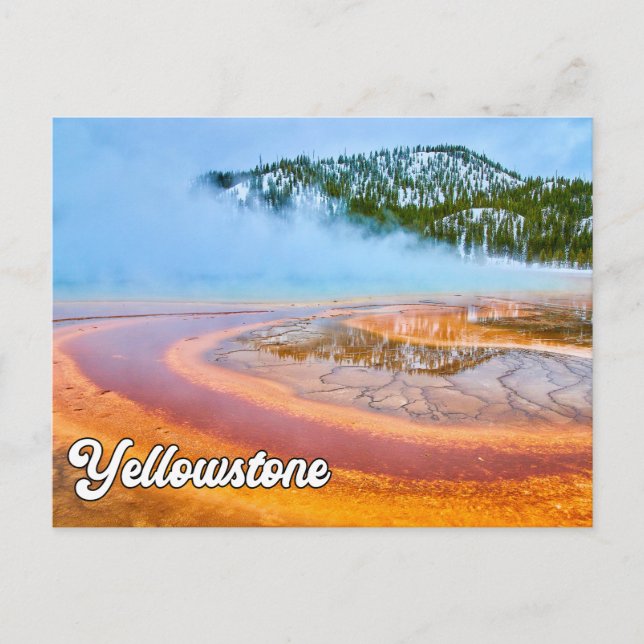 Cartão Postal Yellowstone National Park, Estados Unidos (Frente)