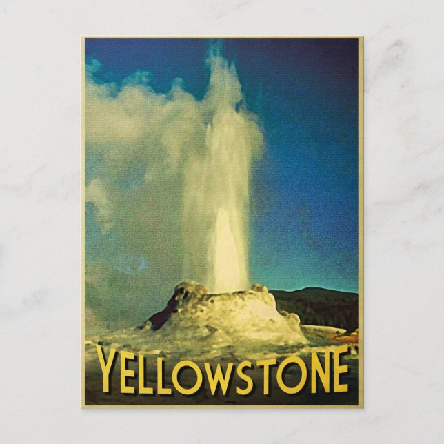 Cartão Postal Yellowstone Old Faith (Frente)