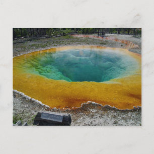 Cartão Postal Yellowstone Thermal Primavera in Manning