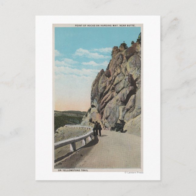 Cartão Postal Yellowstone, WYVacationers, Velho Carro, Próximo (Frente)