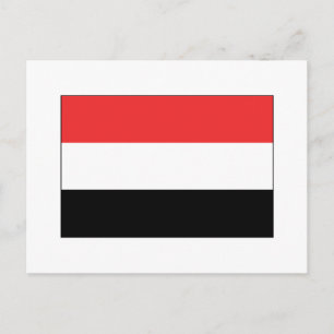 Cartão Postal Yemen FLAG International