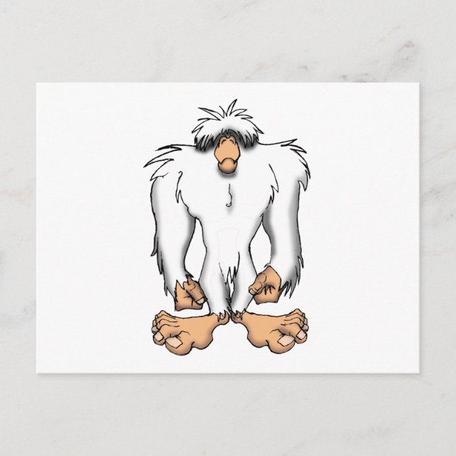 CARTÃO POSTAL YETI (Frente)