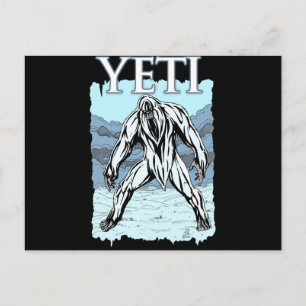 Cartão Postal Yeti