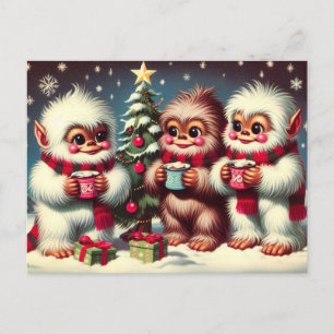 Cartão Postal Yeti Saudações