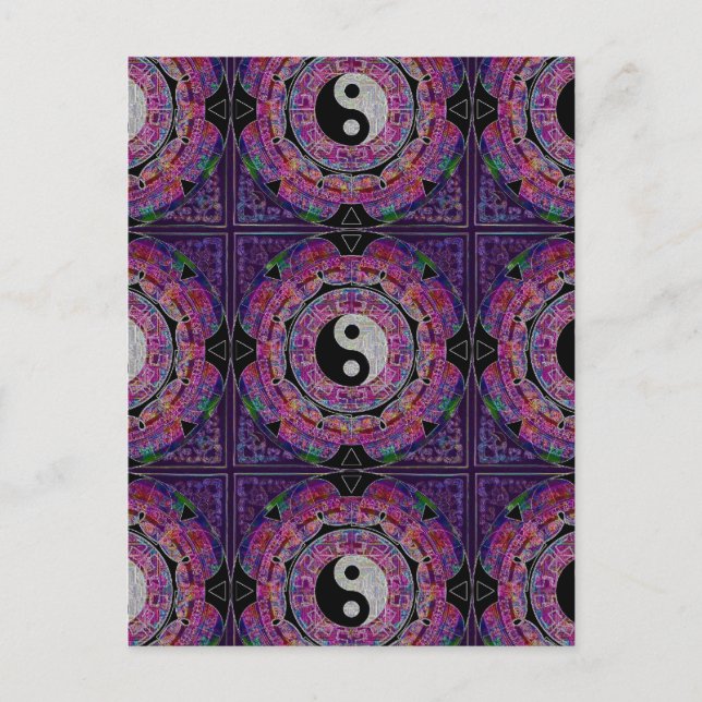 Cartão Postal Yin Yang (Frente)