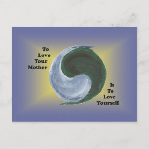 Cartão Postal Yin Yang Earth
