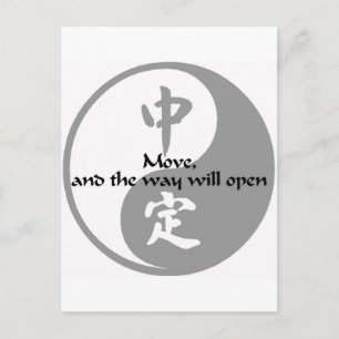 Cartão Postal Yin Yang - movimento