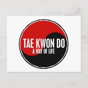 Cartão Postal Yin Yang Tae Kwon Do 1