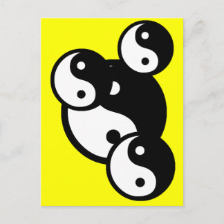Cartão Postal ying yang