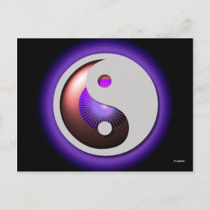 Cartão postal YinYang Design