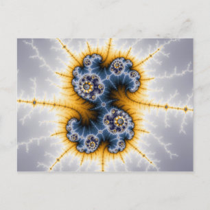 Cartão Postal Yinyang Twister - Cartão-postal fractal