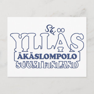 Cartão postal YLLÄS FINLAND