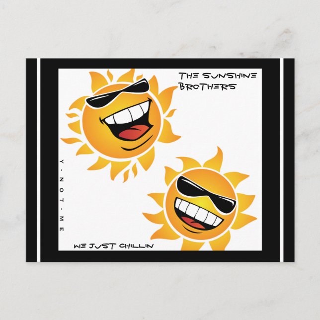 CARTÃO POSTAL YNOTME, OS IRMÃOS DE SOL (Frente)