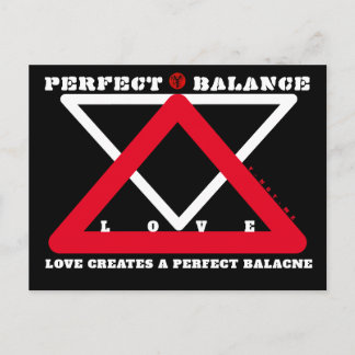 Cartão Postal YNOTME PERFECT BALANCE 4b3 Postcard