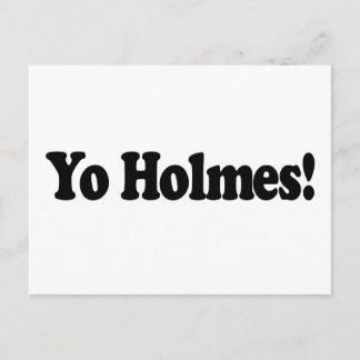 Cartão Postal Yo Holmes