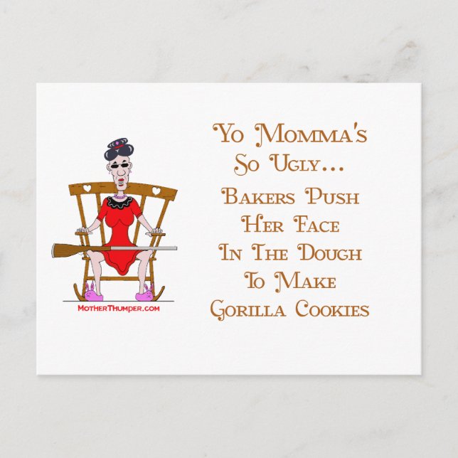 Cartão Postal Yo Momma # 05 (Frente)