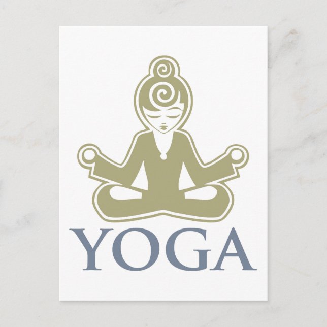 Cartão Postal Yoga (Frente)