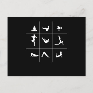 Cartão Postal Yoga Asana Buddhism Meditation Spiritual Zen Gift