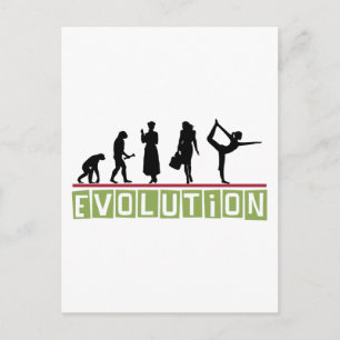 Cartão Postal Yoga Gift Evolution