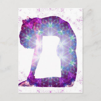 Cartão Postal Yoga Goddess Pose Series