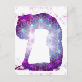 Cartão Postal Yoga Goddess Pose Series