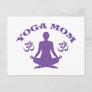 Cartão Postal Yoga Mãe