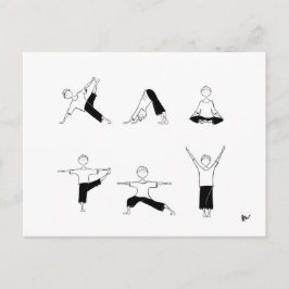 Cartão postal Yoga Moga
