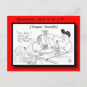 Cartão Postal Yooper Facelift Postcard