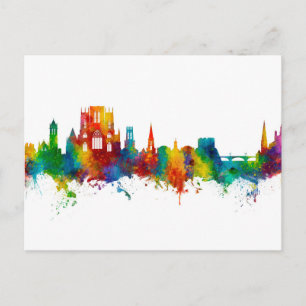Cartão Postal York England Skyline