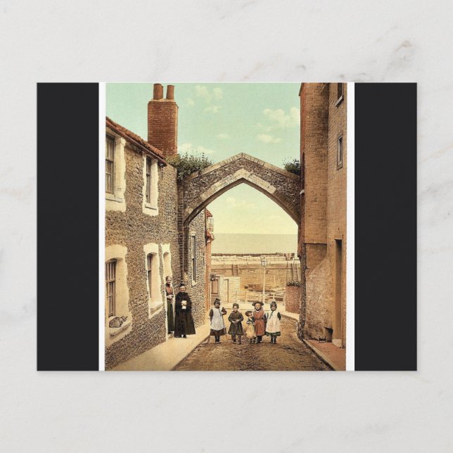 Cartão Postal York Gate, Broadescadas, Inglaterra clássico Photo (Frente)