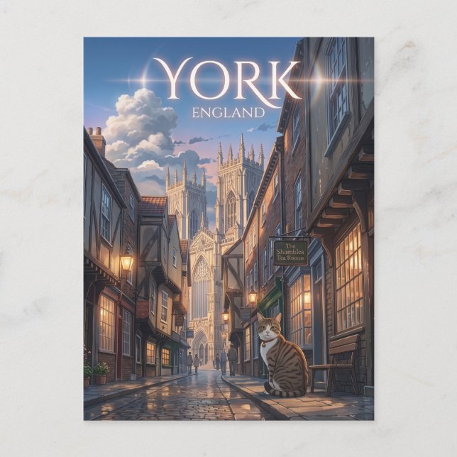 Cartão Postal York Inglaterra (Frente)