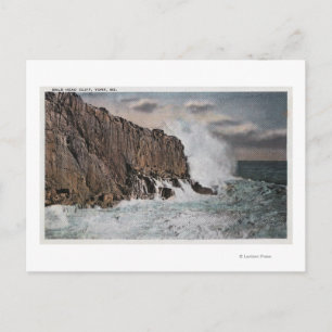 Cartão Postal York, MaineVista do Bald Head CliffYork, ME