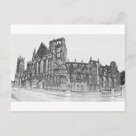 Cartão Postal York Minster in the wide