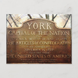 Cartão Postal York Pensilvânia Nation's First Capital