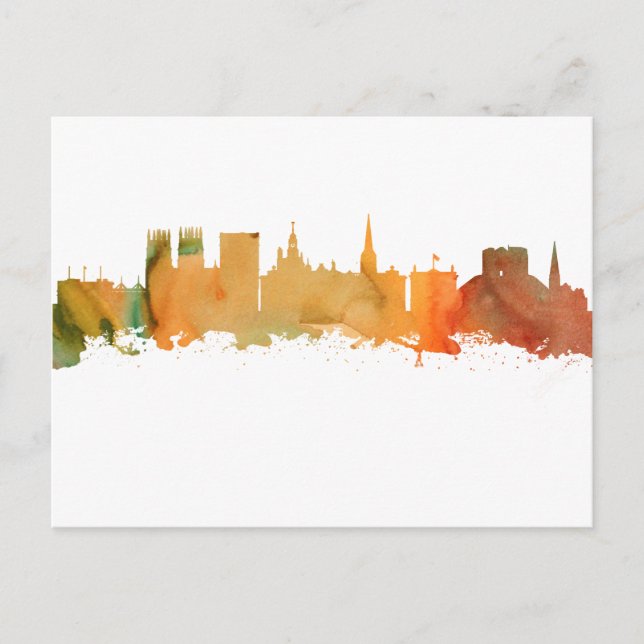Cartão Postal York Skyline (Frente)