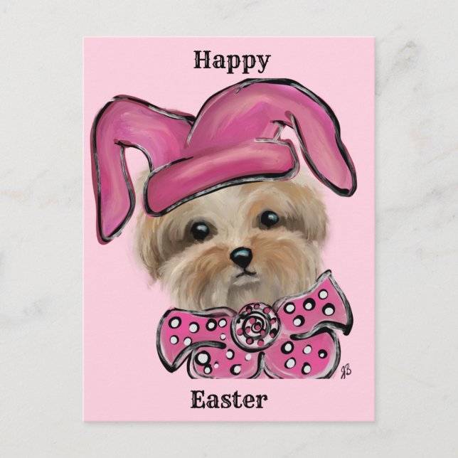 Cartão Postal Yorkie   (Frente)