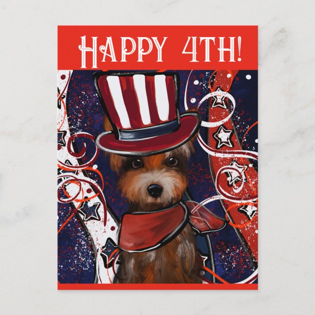 CARTÃO POSTAL YORKIE (Frente)