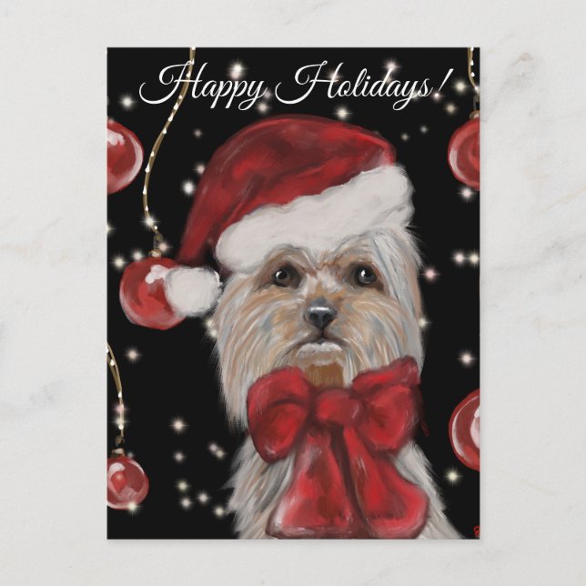 Cartão Postal Yorkie (Frente)