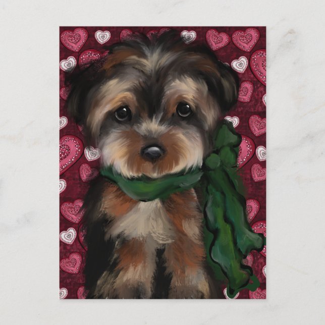 CARTÃO POSTAL YORKIE          (Frente)