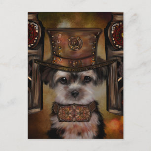 Cartão Postal Yorkie Poo
