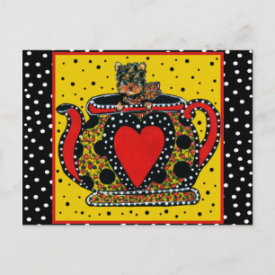 Cartão Postal Yorkie Poo