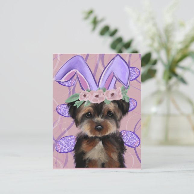 Cartão Postal  Yorkie Poo    (Em pé/Frente)