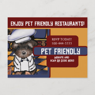 Cartão Postal Yorkie Poo